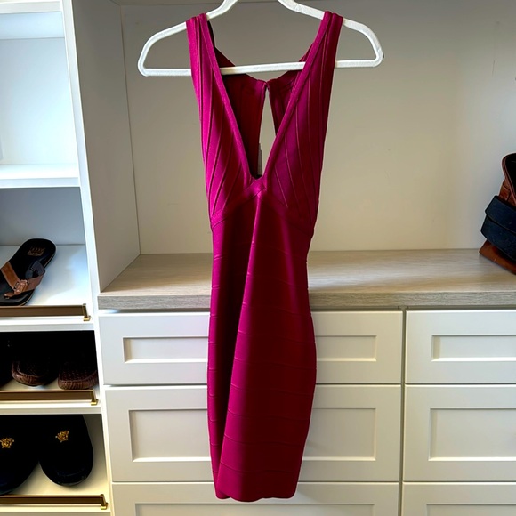 18. NWT HERVE LEGER dress - Picture 2 of 5
